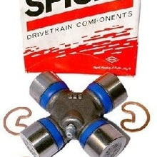 Complete 1310 CV Double Cardan Driveshaft Rebuild Kit - (3) 5-153x U-Joints, CV Slinger, 211355x CV Socket Yoke Assembly, (4) CV Bolts, Packet of Red Threadlocker