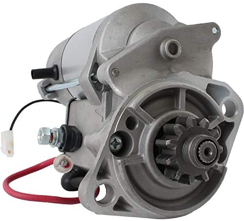 DB Electrical SND0328 Starter Compatible With/Replacement For Loaders R400 Kubota V1902 38HP DSL 1986 -On / 15833-63010, 15833-63011, 15833-63012