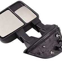 Auto Express Towing Mirrors Powered for Ford F250 F350 F450 F550 Left Right Driver & Passenger Side Tow – Amber Signal