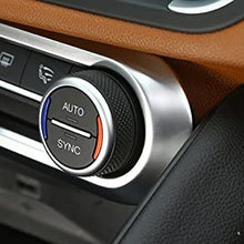 wroadavee Inner Console Air Conditioner Button Frame Cover Trim for Alfa Romeo Giulia 2017-2019