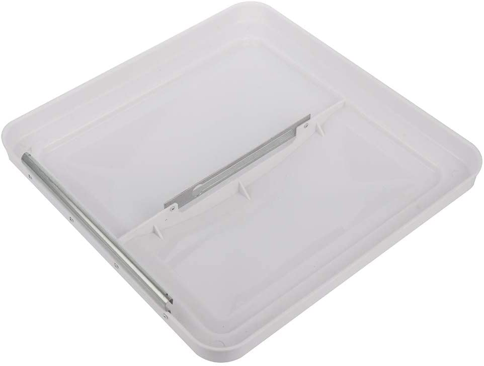 FINDAUTO S-tandard Size 14 x 14 Camper Roof Vent Lid W-hite VL200-W 631907078634 Trailer Motorhome RV Vent kit