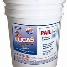Lucas Oil 10077 SAE 15W-40 Magnum Motor Oil - 5 Gallon Pail