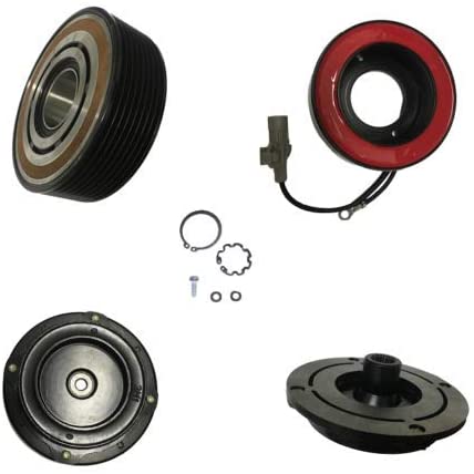 2010 BMW 535i 3.0L 7SBU17C AC A/C Compressor Clutch Kit (PULLEY, BEARING, COIL, PLATE)