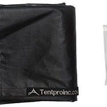 Tentproinc RV Awning Sun Shade 8'X15'3'' Black Mesh Screen Sunshade UV Blocker Complete Kits - 3 Years Limited Warranty