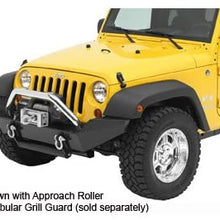 Bestop 4291500 Stainless Steel Grille Guards for Highrock 4X4 Front Bumpers - Jeep 2007-2018 Wrangler 2-Door/4-Door