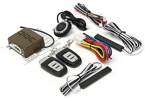 KABITA115 - Car Universal Engine Start Alarm Stop Start SUV Keyless Entry Engine System Push Button Remote Starter Stop Auto Car Accessories