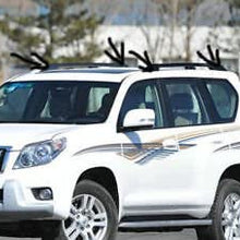 4pcs Black Roof Rack Rail End Protector Cover Shell For TOYOTA PRADO FJ120 03-09
