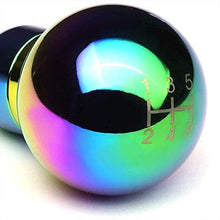 Manzo Short Throw Shifter (Chrome)+Shift Knob (Aluminum, Black with White Shift Pattern, Round Shape, 5-Speed) Works With 83-87 Corolla GTS AE86 MT