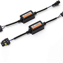 2X Led Headlight Canbus Error Anti Flicker Resistor Canceller Decoder (H1 H3)