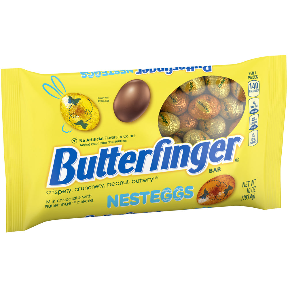 Butterfinger NestEggs Bite-Sized Peanut-Buttery Chocolate Eggs, 10 oz