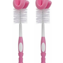 (2 Pack) Dr. Brown's Baby Bottle Brush, Pink