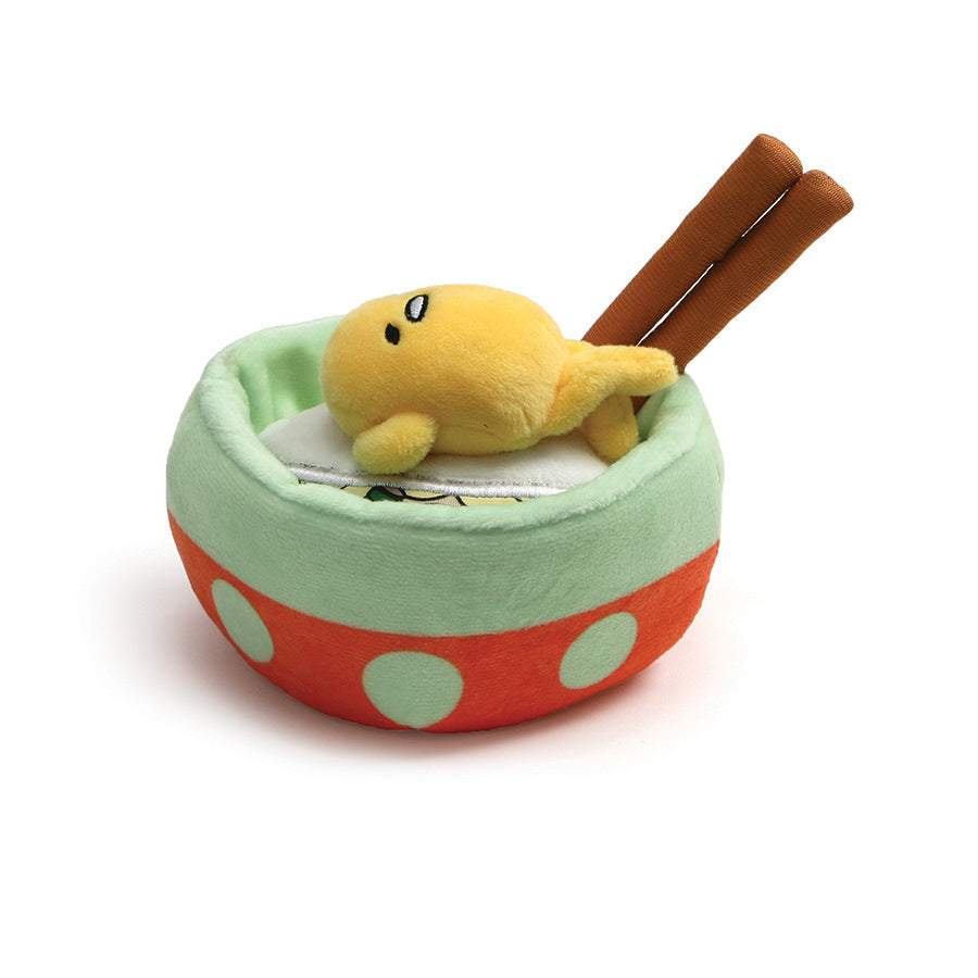 GUND Sanrio Gudetama The Lazy Egg with Bacon Blanket Plush
