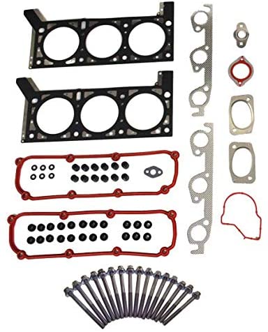 DNJ Head Gasket Set with Head Bolt Kit For 2004-2010 for Chrysler Town & Country 3.8L 3778cc 231cid V6 OHV