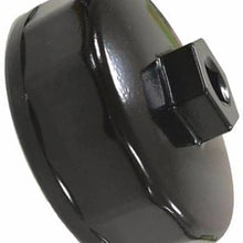 32mm Oil Filter Wrench, Oil Filter Socket with 3/8" Drive 6 Points Oil Filter Cap Removal Tool,