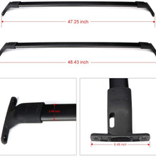 OCPTY Roof Rack Cargobar Carrier For Ford Expedition 2018-2019 Rooftop Luggage Crossbars - Fits Side Rails Models ONLY