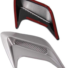 LSJVFK 1Pcs Car Decorative Air Scoop Flow Intake Hood Vent Bonnet Universal