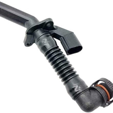FSLLOVE FANGSHUILIN Fit for Touareg 2006-2010 Passat 2006-2011 Fit for Audi Q7 2007-2009 Breather Tube Hose from Valve Cover 03H103202A (Color : Black)
