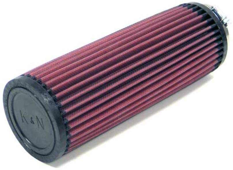 K&N Universal Clamp-On Air Filter: High Performance, Premium, Washable, Replacement Engine Filter: Flange Diameter: 2.25 In, Filter Height: 10 In, Flange Length: 0.625 In, Shape: Round, RU-3840