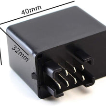 7-Pin Flash Relay Turn Signal LED Indicator Light Flasher Relay for Motorcycle GSXR SV Turn Signal Bulbs Blink Hyper Flash Fix