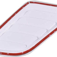 TUINCYN Universal Car Vent Decorative Air Flow Cover Intake Scoop Turbo Bonnet Hood Scoops 1 Pair (Carbon Fibre)