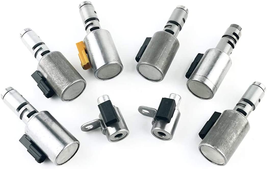 09G 6-speed Remanufactured Trans Solenoid set 8 pcs Compatible with VW Audi Mini 2003-On TF-60SN/TF60SN