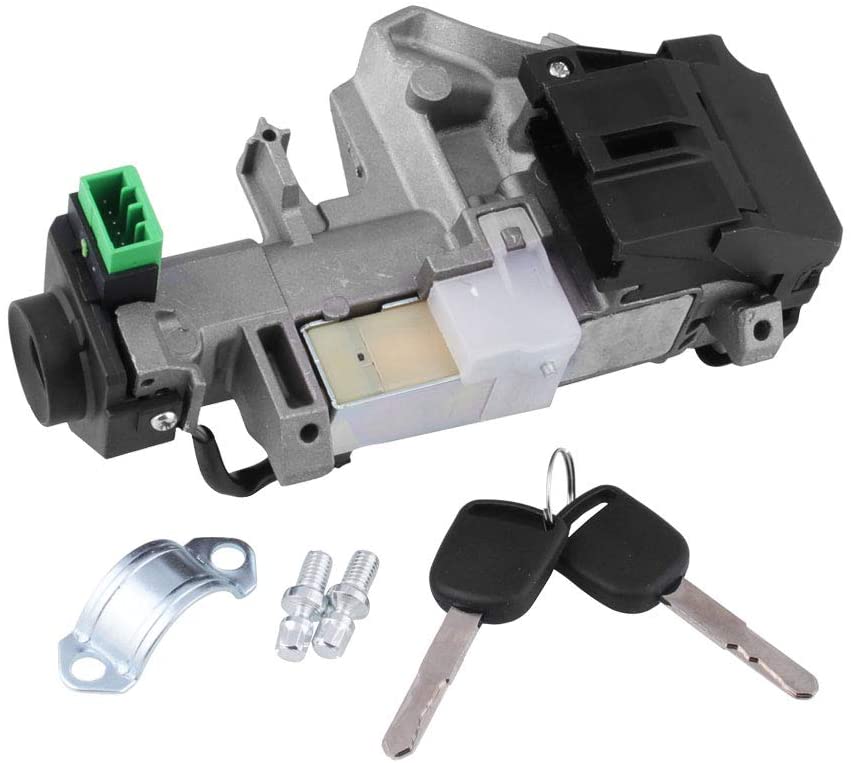 RYANSTAR Ignition Switch Lock Cylinder Assembly Compatible with Honda Accord CRV FIT Odyssey 2003-2011 with 2 Keys( 48 Chips Replace 06350-SAA-G30 35100-SDA-A71