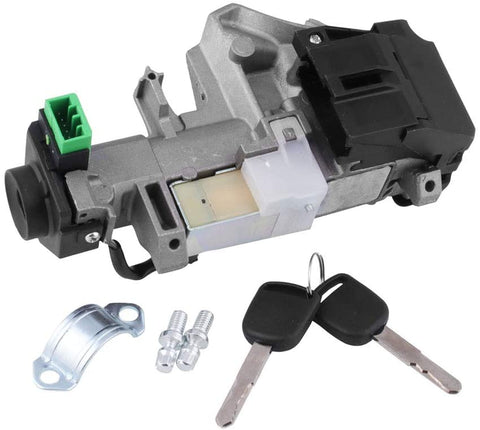 RYANSTAR Ignition Switch Lock Cylinder Assembly Compatible with Honda Accord CRV FIT Odyssey 2003-2011 with 2 Keys( 48 Chips Replace 06350-SAA-G30 35100-SDA-A71
