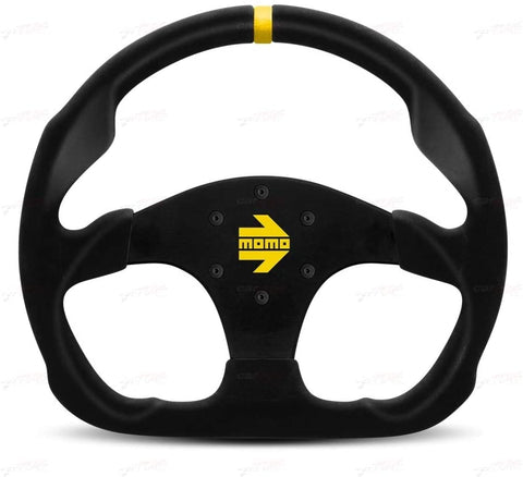 Momo R1960/32S Steering Wheel (MOD 30 Black Suede), 1 Pack