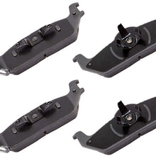 Ceramic Brake Pads Kits,4 Pcs Brake Pads Full Fit LSAILON 2004 2005 2006 2007 2008 2009 2010 2011 Ford F-150 2006-2008 Lincoln Mark LT