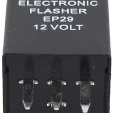 XtremeAmazing LED Electronic Flasher EP29 EP29N 12 Volt 4Pin Relay Turn Signal Bulbs Hyper Flash