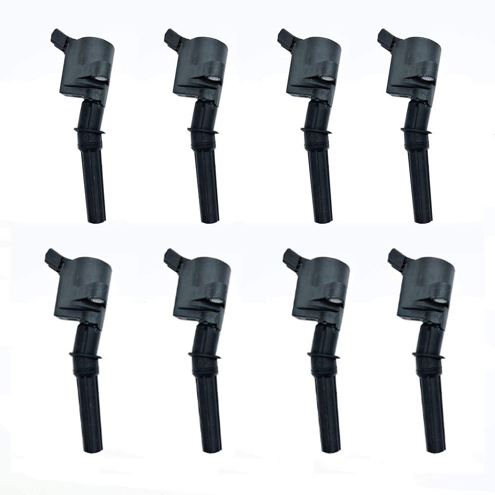 Ignition Coils Pack set 8PCS Compatible With For Ford 4.6L 5.4L V8 DG457 DG472 DG491 CROWN VICTORIA EXPEDITION F-150 F-250 MUSTANG LINCOLN MERCURY EXPLORER 3W7Z-12029-AA DG508 1L2U12029AA 1L2U12A366A