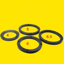DishyKooker 2pcs/Set Car Speaker Spacer Adapter Refitting o Anti-Slip Mat 6.5 inch Wooden mats for Car Accessories