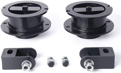 KSP 2.5“ Front Leveling Lift Kits for Ram 2500 3500 2013-2020, High Strength Steel Coil Spring Strut Spacers with Shocker Extension Brackets(Black)