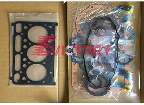 for KUBOTA D1803 Rebuild Overhaul Piston Ring + Gasket kit + Bearing Set