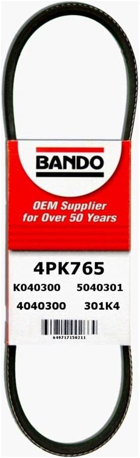 Bando 4PK780 OEM Quality Serpentine Belt (4PK765)