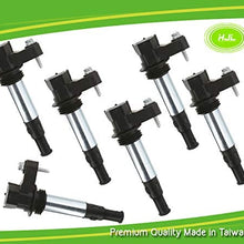6Pcs Ignition Coil Pack Replacement for Buick Cadillac Chevy GMC Saab Saturn V6 2.8L 3.6L C1508 UF-375 UF375 TRAVERSE ALLURE ENCLAVE ACADIA CTS STS 3.6L 12629037 D501C/BSC1508