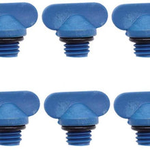 10 Pcs Manifold Engine Block Drain Plug 22-806608A02 22-806608A1 22-8M0119211 Replacement for Mercruiser