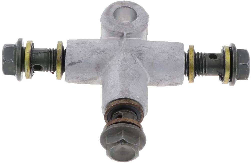 MSJFUBANGBM MagiDeal New Hot Front Double Brake Tee Fitting Connector for Motorcycle