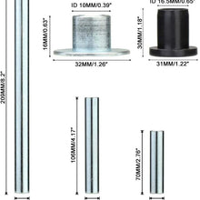 Kinbelle Heavy Duty A-Arm Control Bushing Kit Fit for Polaris RZR 800/RZR S 800/RZR 4 800 2008-2014 With Bushings For the Front and Rear