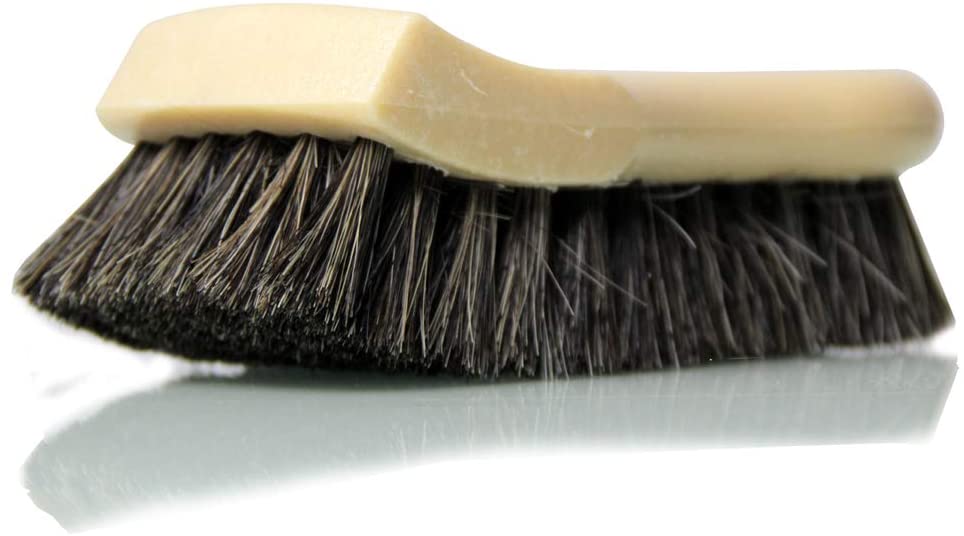 Chemical Guys Acc_S95 Long Bristle Horse Hair Leather Cleaning Brush, 1 Pack