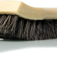 Chemical Guys Acc_S95 Long Bristle Horse Hair Leather Cleaning Brush, 1 Pack