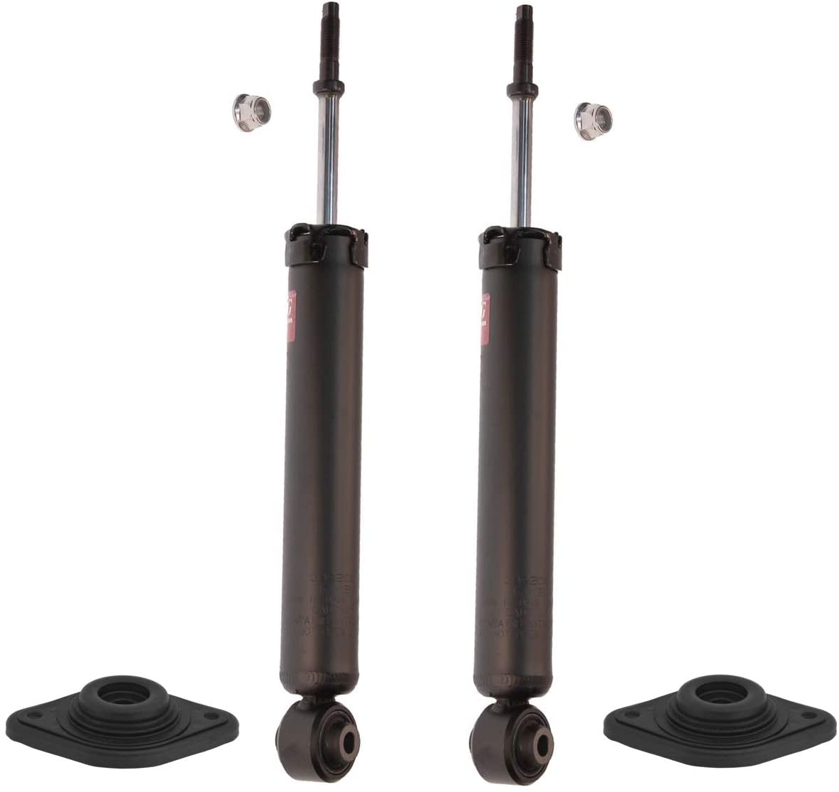 NEW Rear Shock Absorbers and Upper Mounts Kit KYB Excel-G For Nissan Quest 11-17