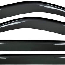 Audrfi 4pcs Side Window Deflector Window Visors for 2013-2018 Toyota RAV4 Sun Rain Guard Ventvisor