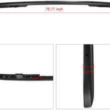 ECCPP Roof Rack Side Rails Luggage Cargo Carrier Roof Side Rails Fit for Jeep Renegade 2015 2016 2017 2018 2019 2020,Black Aluminum Roof Rack Cross Bars Cross Rails