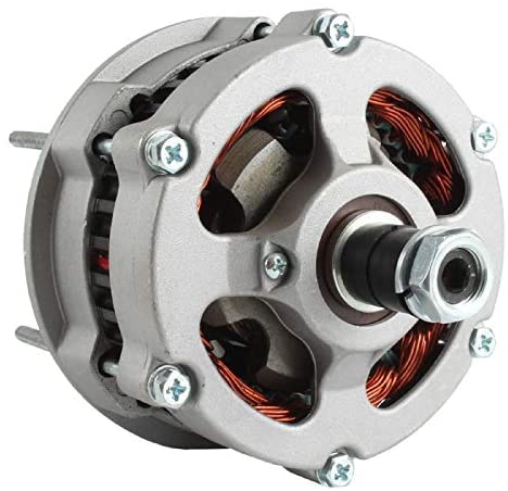 New Alternator Compatible with/Replacement for Hatz Diesel CASE 252 75-On AL21X, 50374700, 50374701, 13208 55Amp External Fan Type Internal Regulator BI Rotation 12V