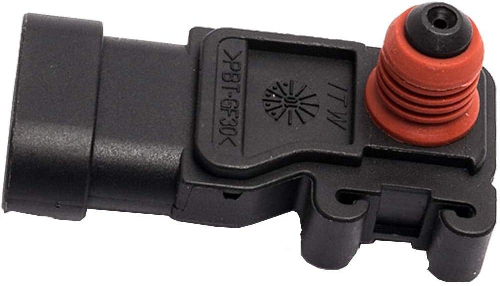 KARPAL Manifold Absolute Pressure MAP Sensor 12614970 Compatible With Buick Cadillac Chevrolet GMC