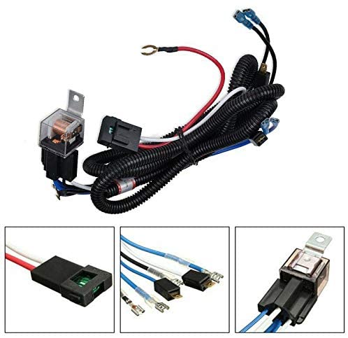 GTP 12V Horn Wiring Harness Relay Kit For Car Truck Grille Mount Blast Tone Horns