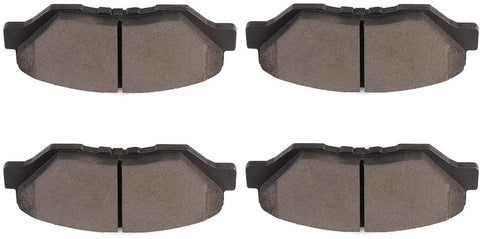 Front Ceramic Brake Pads Kits 4pcs fit for Acura ILX, for Honda Accord/Civic 02-06 12-16 for Honda CR-V 03-11 for Honda Element 13-14 for Honda Fit 03-08 for Honda Pilot