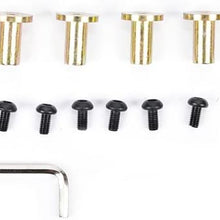 WGERT 1 Pair Black Aluminum Mount Onto the Rooftop Roof Rack Cross Bars Top Rail Carries Luggage Carrier with 39.17in. Front Bar+37.4in. Rear bar Compatible with 07-11 CR-V 6940803571038