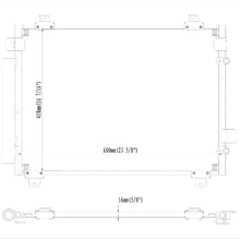 HSY New All Aluminum Material Automotive-Air-Conditioning-Condensers, For 2003-2007 Cadillac CTS